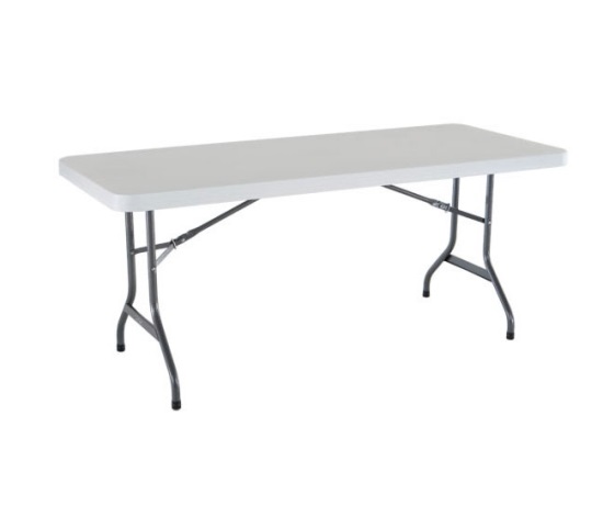 white-plastic-tressle-table